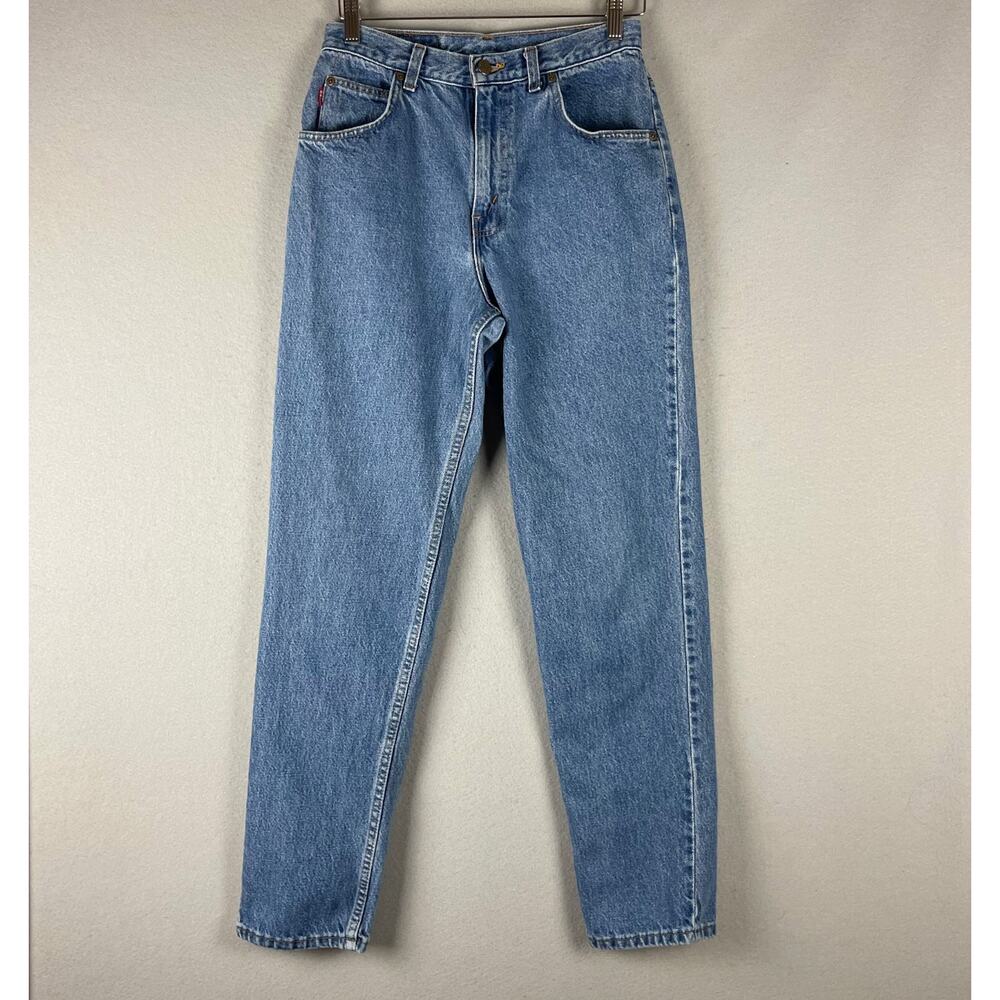 Vintage Bugle Boy Jeans Mens 29x32 (Fits 27x31) Blue Medium Wash Cotton USA Made